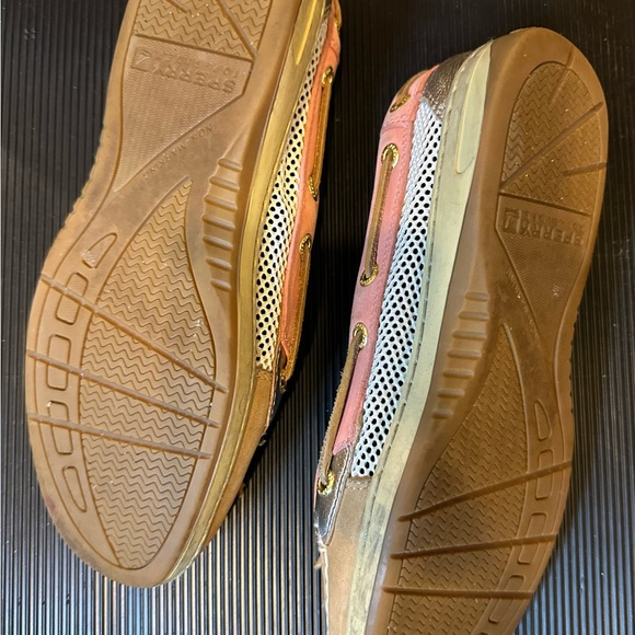 Sperry Pink and Tan Boat Shoes - Picture 3 of 3